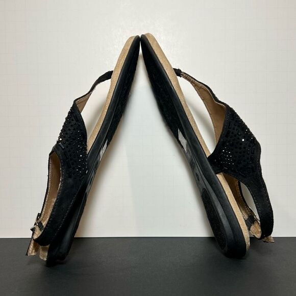 Womens MIA Amore Joycee Black Embellished Sandals / Size 8 - Picture 6 of 8